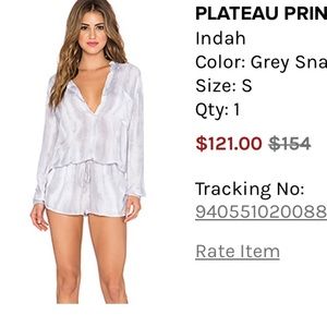 Indah snakeskin romper